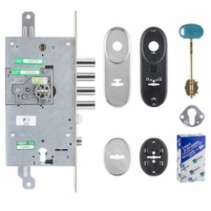 Замок двухсистемный с перекодировкой MOTTURA 54.Y787 My Key